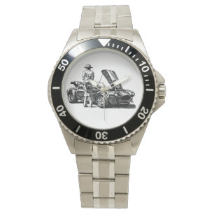 Pulsera Reloj clásico del automóvil de la cobra