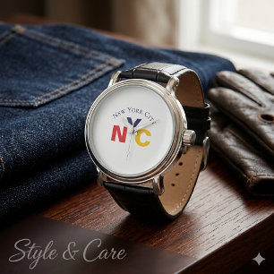 Pulsera Reloj clásico inspirado en la ciudad de Nueva York