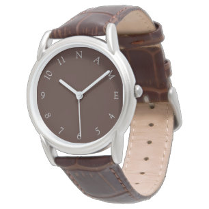 Pulsera Reloj clásico para hombre personalizado nombre de