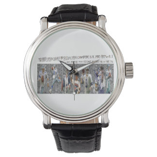 Pulsera Reloj con 200 retratos de Troy Aikman