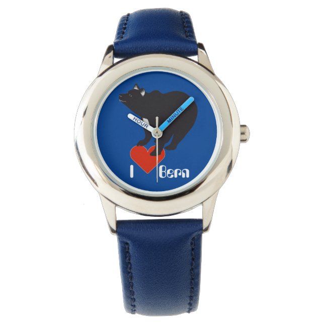 Pulsera Reloj con borrador de suizo Berna Suiza (Anverso)