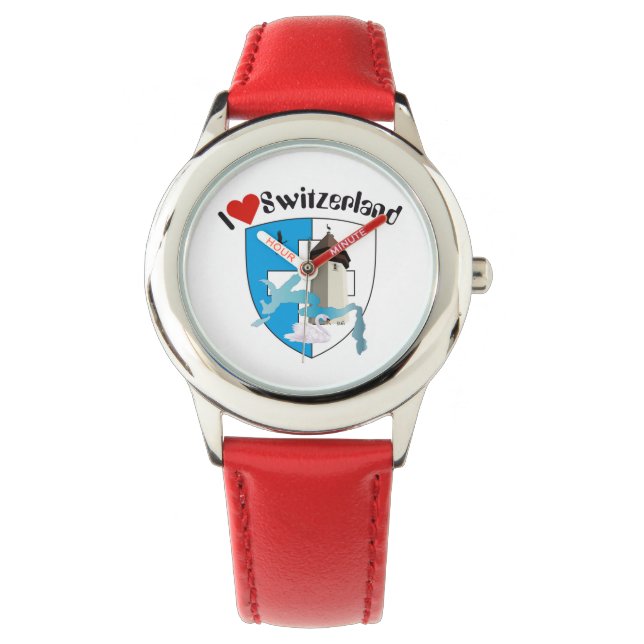 Pulsera Reloj con borrador de suizo Luzern Suiza (Anverso)