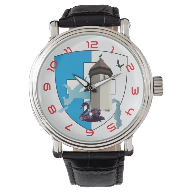 Pulsera Reloj con borrador de suizo Luzern Suiza (Anverso)