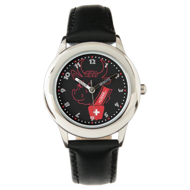 Pulsera Reloj con borrador de suizo Suiza Suisse (Anverso)