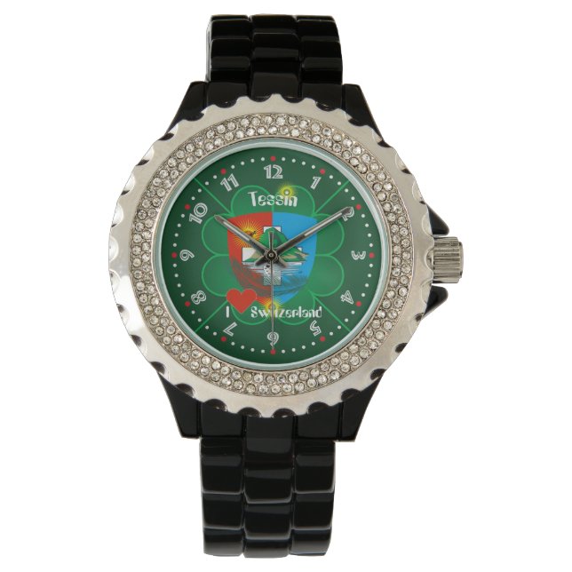 Pulsera Reloj con borrador de suizo Tessin, Ticino/ (Anverso)