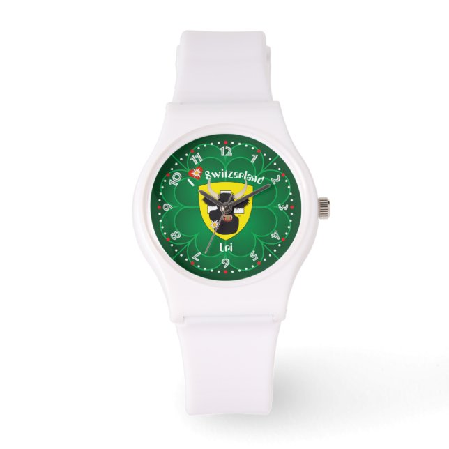 Pulsera Reloj con borrador de suizo Uri (Anverso)