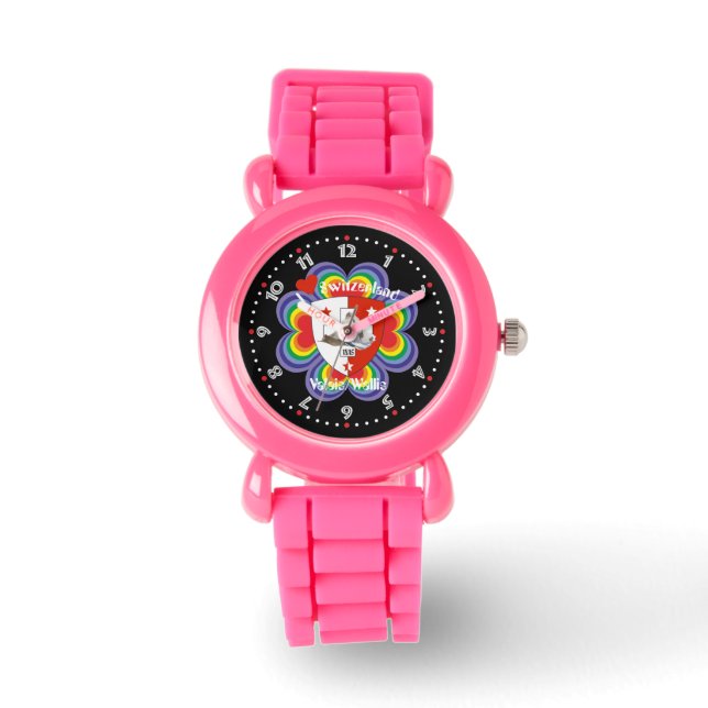 Pulsera Reloj con borrador de suizo Valais, Wallis/ (Anverso)