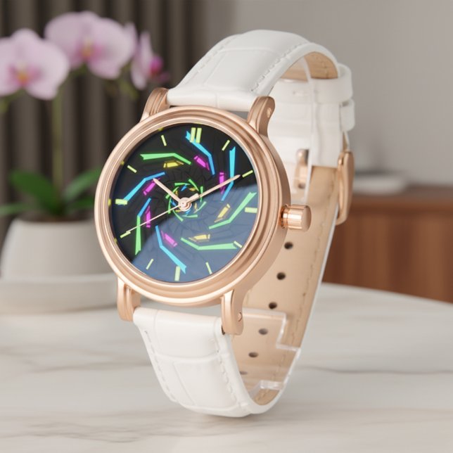 Pulsera Reloj con dial de esmeralda 3D (Subido por el creador)
