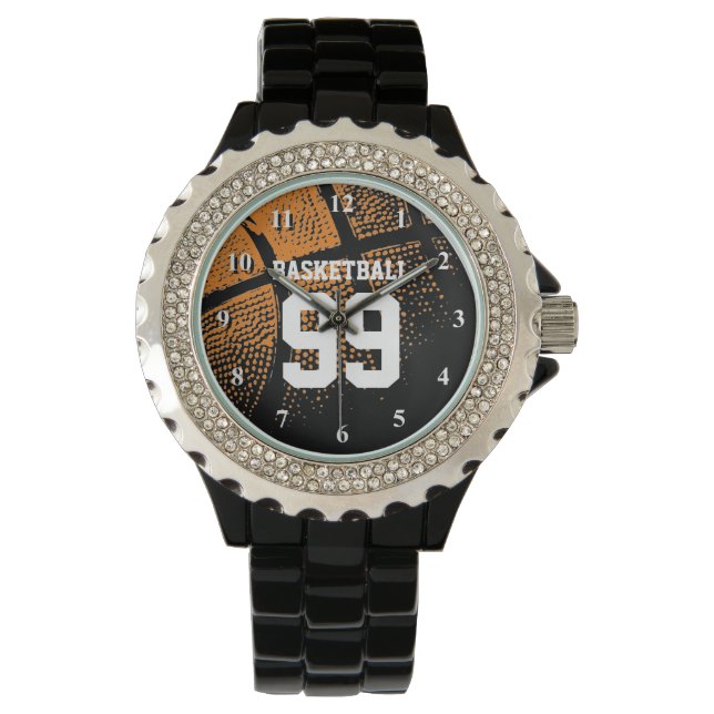 Pulsera Reloj con número de camiseta deportiva de balonces (Anverso)