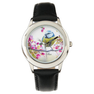 Pulsera Reloj conocido personalizado del pájaro de la
