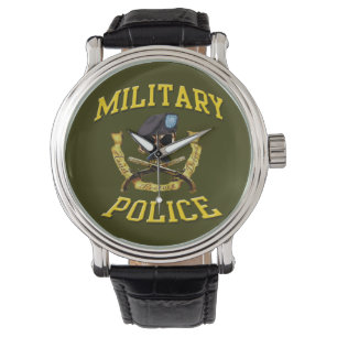 Pulsera Reloj cruzado w militar de las pistolas del cráne