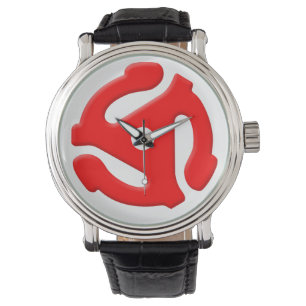 Pulsera reloj de 45 rpm - rojo