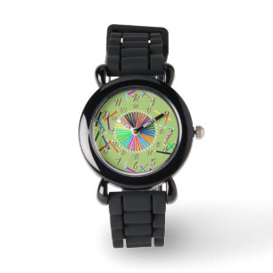 Pulsera Reloj de aceitunas y plata