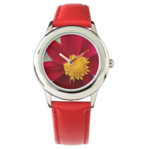 Pulsera Reloj de acero inoxidable para bizcocho/Flor