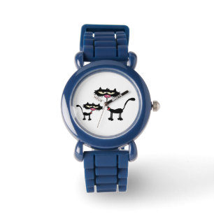 Pulsera Reloj de acero inoxidable para bizcocho/gatos Pers