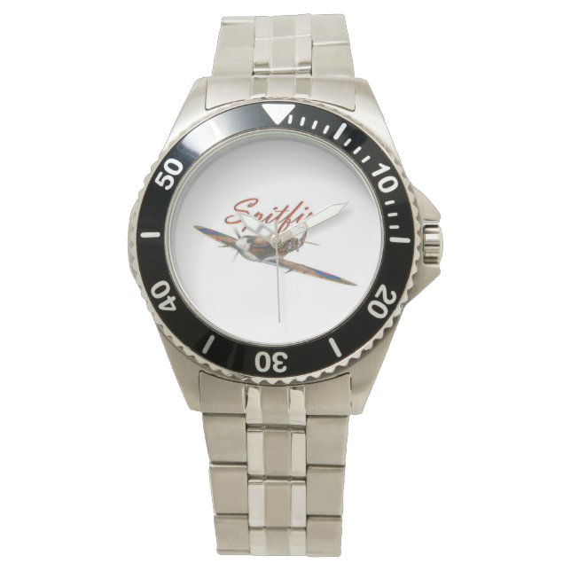 Pulsera Reloj de acero inoxidable Spitfire (Anverso)