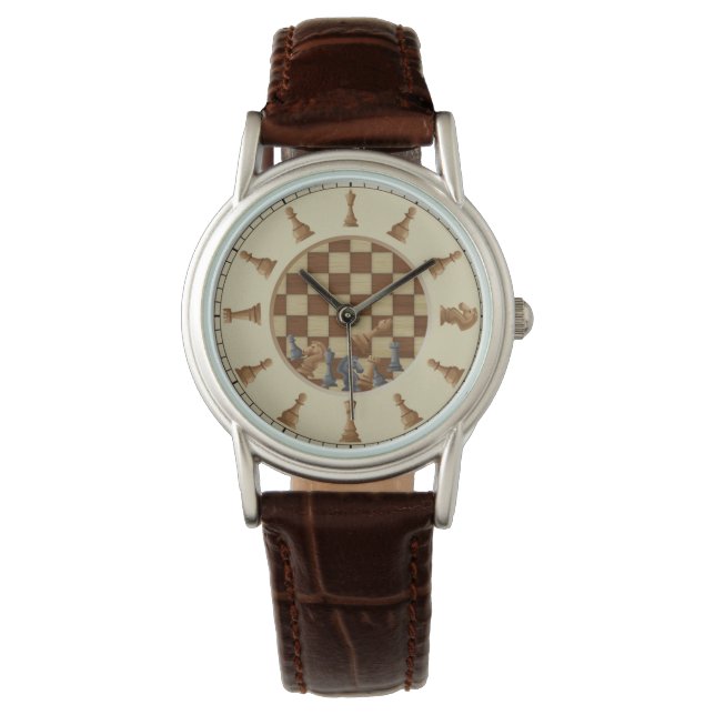 Pulsera reloj de ajedrez (Anverso)