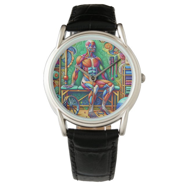 Pulsera Reloj de Anatomía Humana (Anverso)