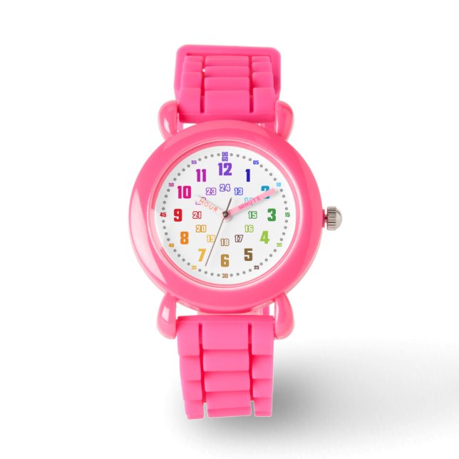 Pulsera Reloj de aprendizaje reloj infantil regalo de inic (Anverso)