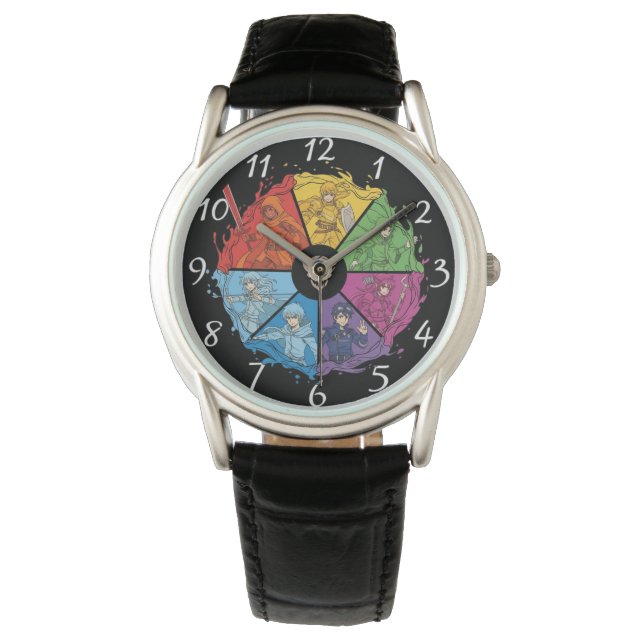 Pulsera Reloj de Arte Anime Moderno (Anverso)