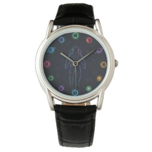 Pulsera Reloj de astronauta en el espacio   Planetas cósmi