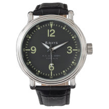 Reloj de avión retro estándar del ejército de Esta