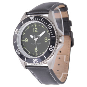 Pulsera Reloj de avión retro estándar del ejército esta
