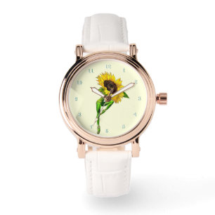 Pulsera Reloj de bailarina girasol regalo bailarina de bal