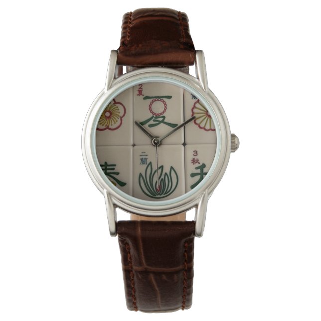 Pulsera reloj de baldosas chinas (Anverso)
