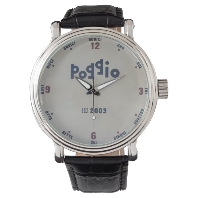 Pulsera Reloj de bar Poggio (Anverso)