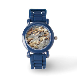 Pulsera Reloj de bisel ajustable para niños con precintos