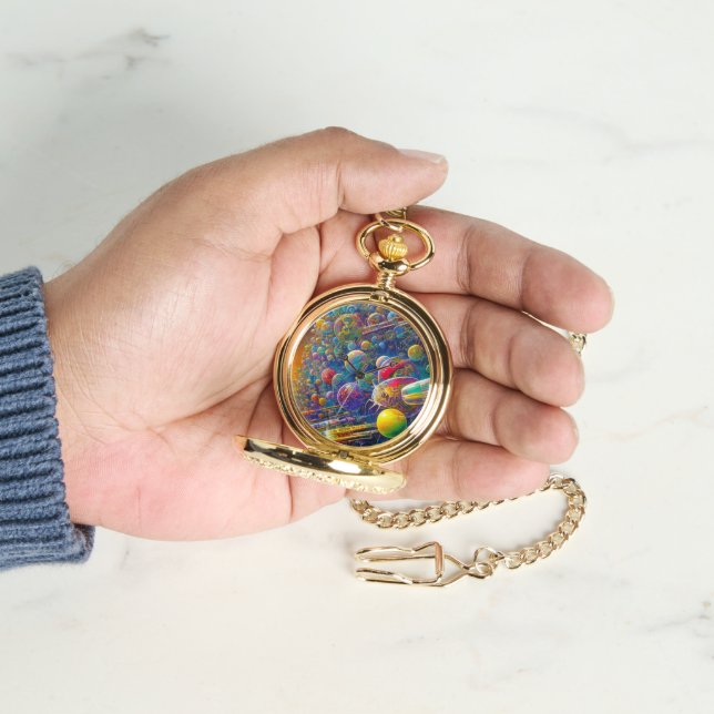Pulsera Reloj de bolsillo de Space Race Gold eWatch (Mano)