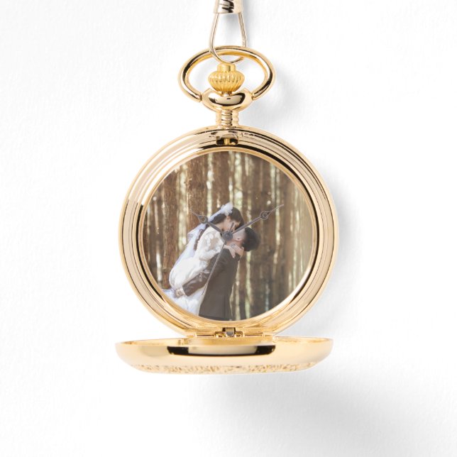 Pulsera Reloj de bolsillo dorado personalizado | Reloj per (Anverso)