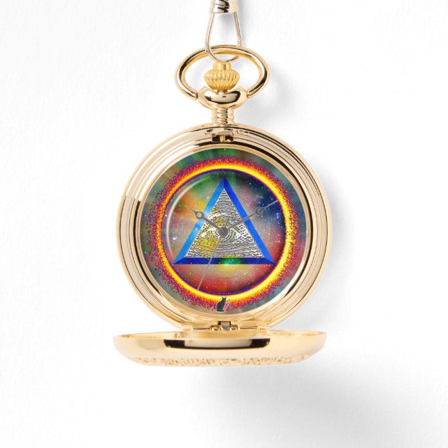Pulsera Reloj de Bolsillo Lente de la Providencia (Anverso)