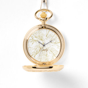 Pulsera Reloj de bolsillo personalizado con línea artístic
