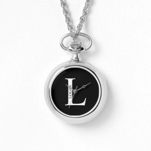 Pulsera Reloj de bolsillo personalizado con monograma y no