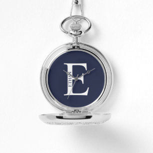 Pulsera Reloj de bolsillo personalizado con monograma y no