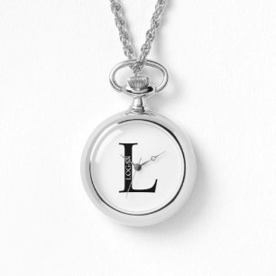 Pulsera Reloj de bolsillo personalizado con monograma y no