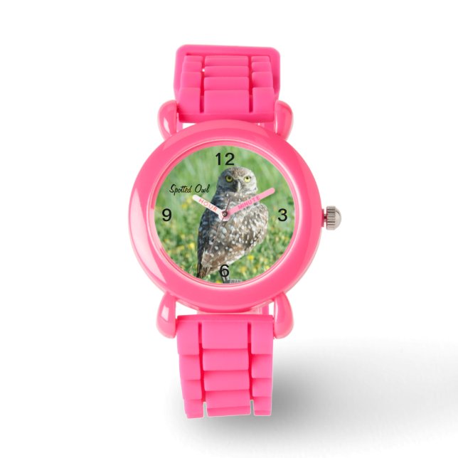 Pulsera Reloj de búho con ráfaga de ojos (Anverso)