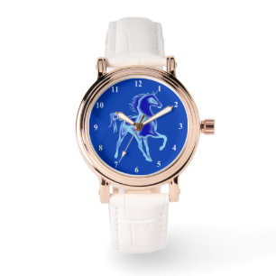 Pulsera Reloj de Caballo Azul