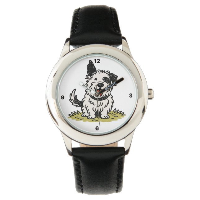 Pulsera Reloj de cachorro para niños (Anverso)