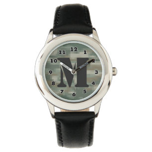Pulsera Reloj de camuflaje en píxeles para niños   persona