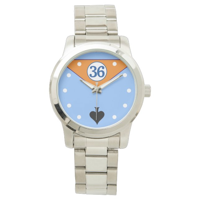 PULSERA RELOJ DE CARRERAS DE 1970 (Anverso)
