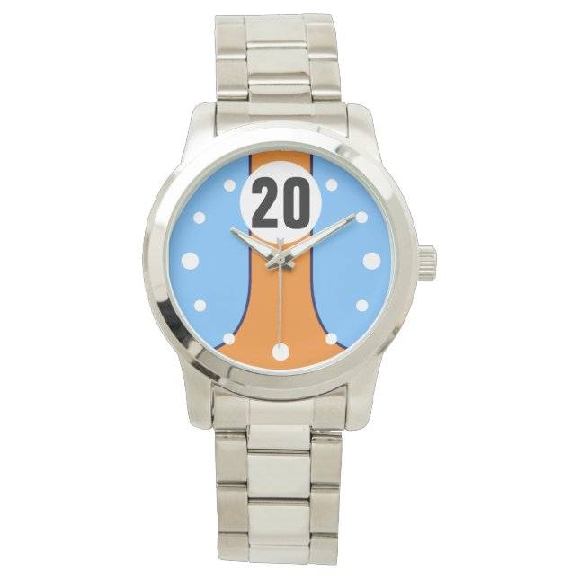 PULSERA RELOJ DE CARRERAS DE 1970 (Anverso)