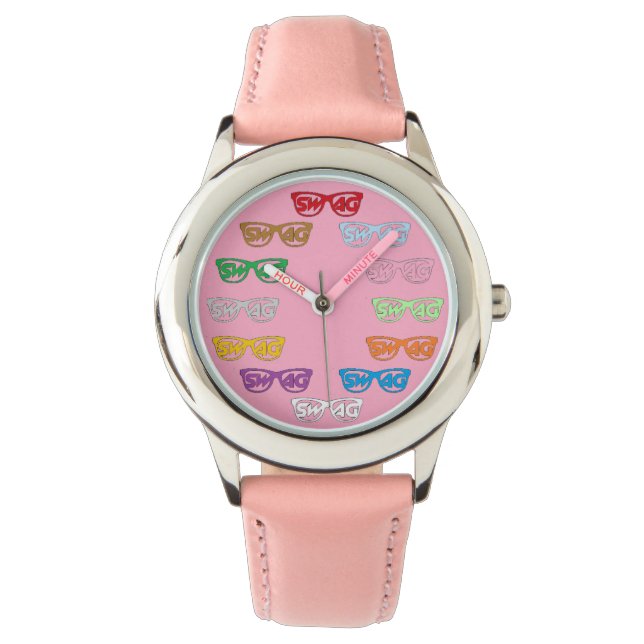 Pulsera Reloj de cera (rosa) (Anverso)