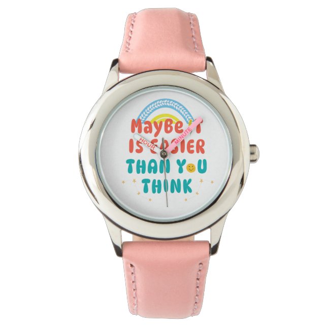 Pulsera Reloj de Cita Positiva Retro eWatch (Anverso)