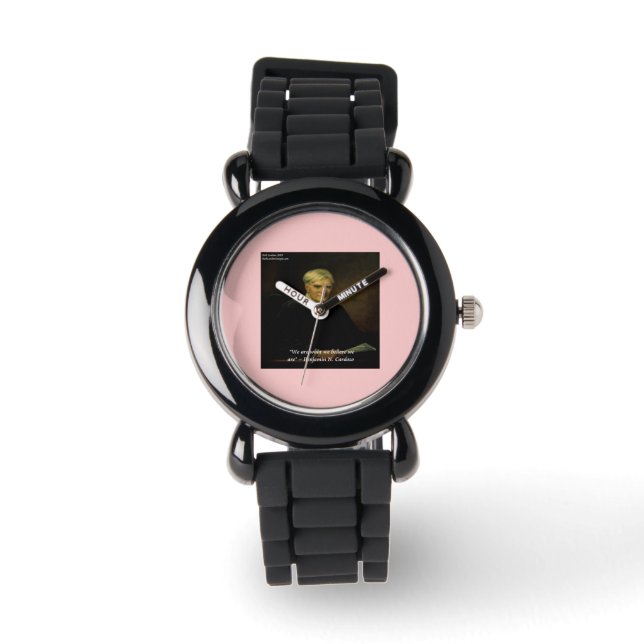 Pulsera Reloj de cita "Quiénes somos" de Benjamin Cardozo (Anverso)