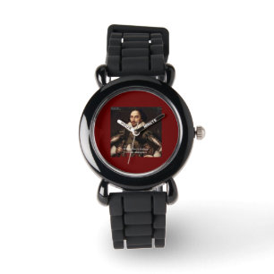 Pulsera Reloj de citas de Shakespeare y "Pasado/Prólogo"