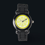 Pulsera Reloj de cítricos de limón Slice<br><div class="desc">©staceyjean.com</div>