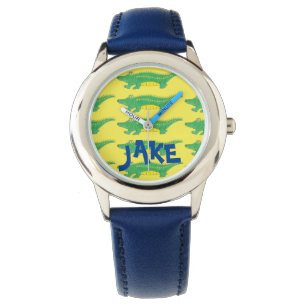Pulsera Reloj de cocodrilos de gator personalizado